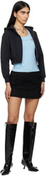 Marc Jacobs Black Charm Cropped Hoodie