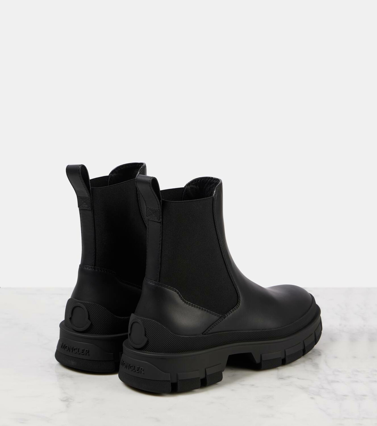 Moncler Hevea leather Chelsea boots