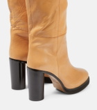 Isabel Marant - Lurna leather over-the-knee boots
