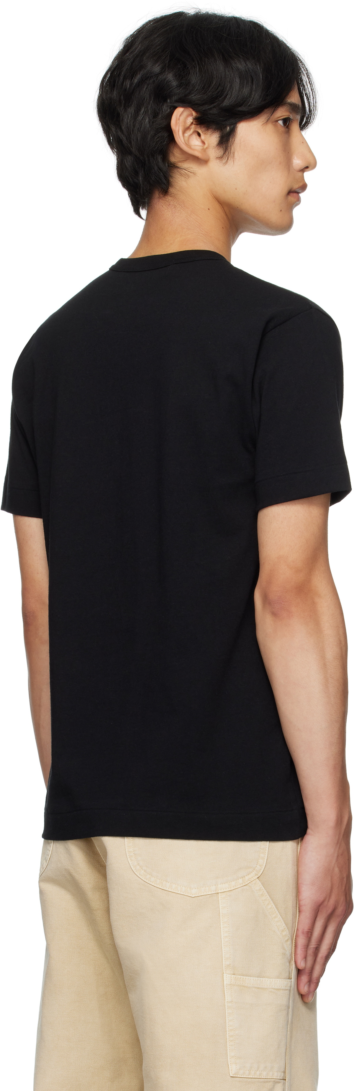 COMME des GARÇONS PLAY Black Heart Patch T-shirt
