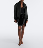 Nour Hammour Toyen leather blouson jacket