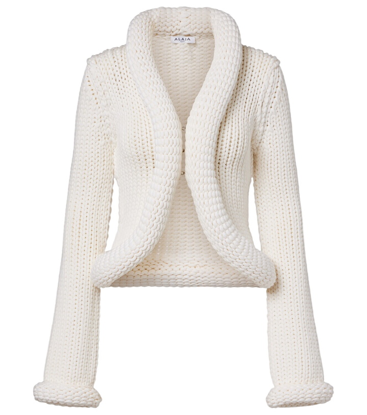 Photo: Alaïa Wool-blend cardigan