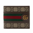 Gucci Men's Ophidia GG Monogram Wallet in Beige 