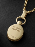 Foundrae - Internal Compass Gold Pendant Necklace