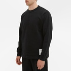 Norse Projects Men's Fraser Tab Series Crew Sweat in Black