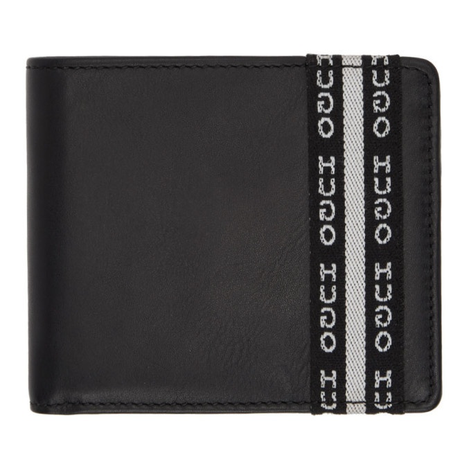 Photo: Hugo Black Wallet and Keychain Set