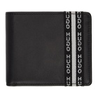 Hugo Black Wallet and Keychain Set