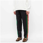Gucci Men's GG Taped Track Pant in Black
