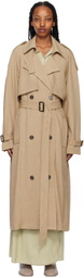 CAMILLA AND MARC Tan Fernando Trench Coat
