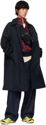 nanamica Navy Balmacaan Coat