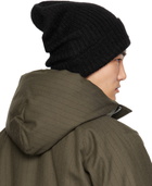 sacai Black 'S' Mohair Beanie
