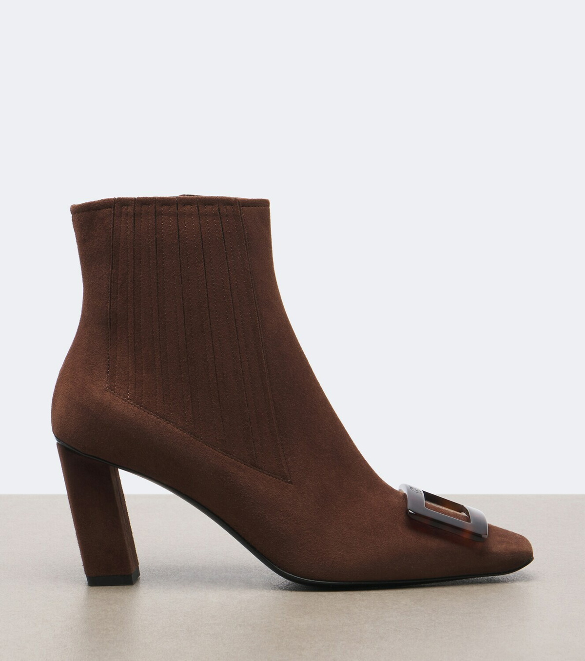 Roger Vivier Belle Vivier suede ankle boots