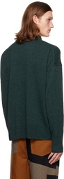 JW Anderson Green Elephant Turtleneck