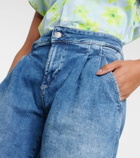 AG Jeans High-rise denim shorts