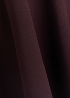 Rebecca Vallance Syrah Panelled Crepe Midi Dress Purple