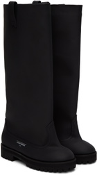 ANONYMOUS CLUB Black Shaft Boots