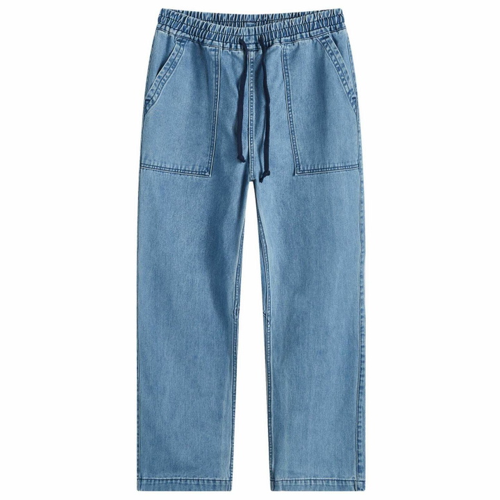 Photo: Service Works Men's Denim Chef Pants in Light Wash