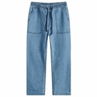 Service Works Men's Denim Chef Pants in Light Wash