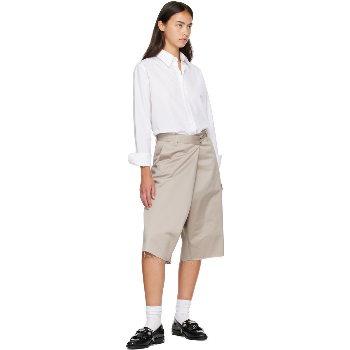 Toga Pulla Black Metal Loafers