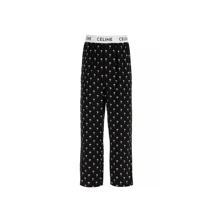 Photo: Celine Mini Palm Tree Pajama Pants