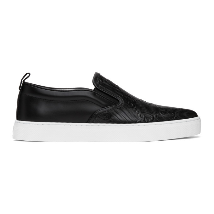 Photo: Gucci Black Gucci Signature Dublin Sneakers