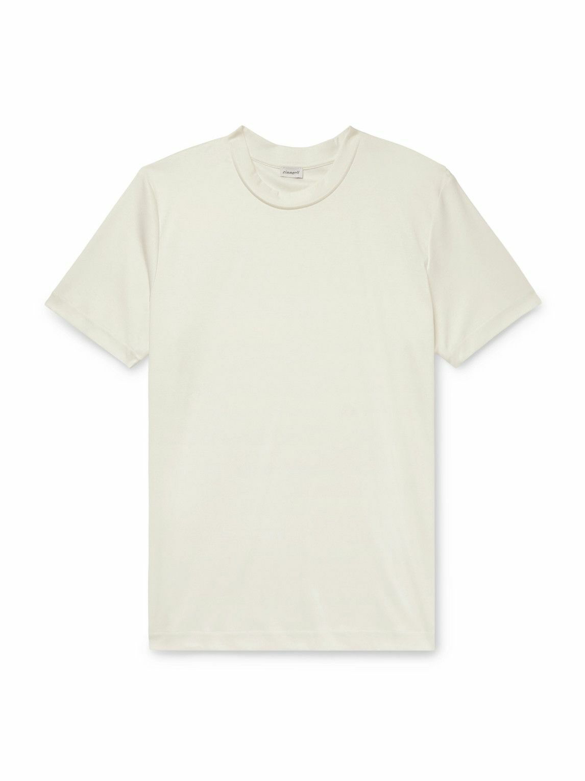Photo: Zimmerli - Sea Island Cotton-Jersey T-Shirt - Neutrals