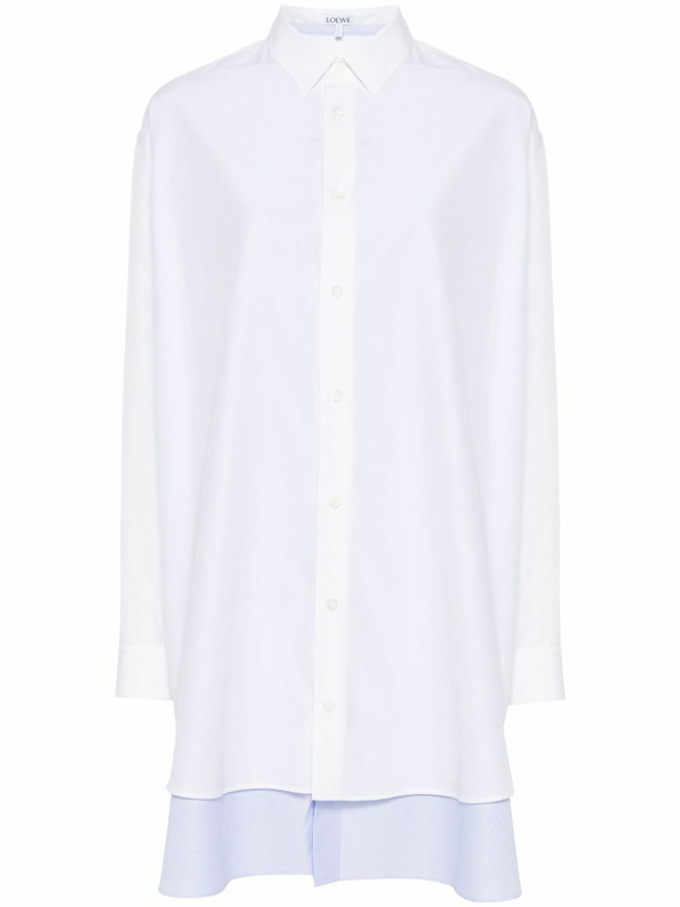 Photo: LOEWE - Cotton And Silk Blend Shirt Dress