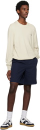 A.P.C. Navy Terry Shorts