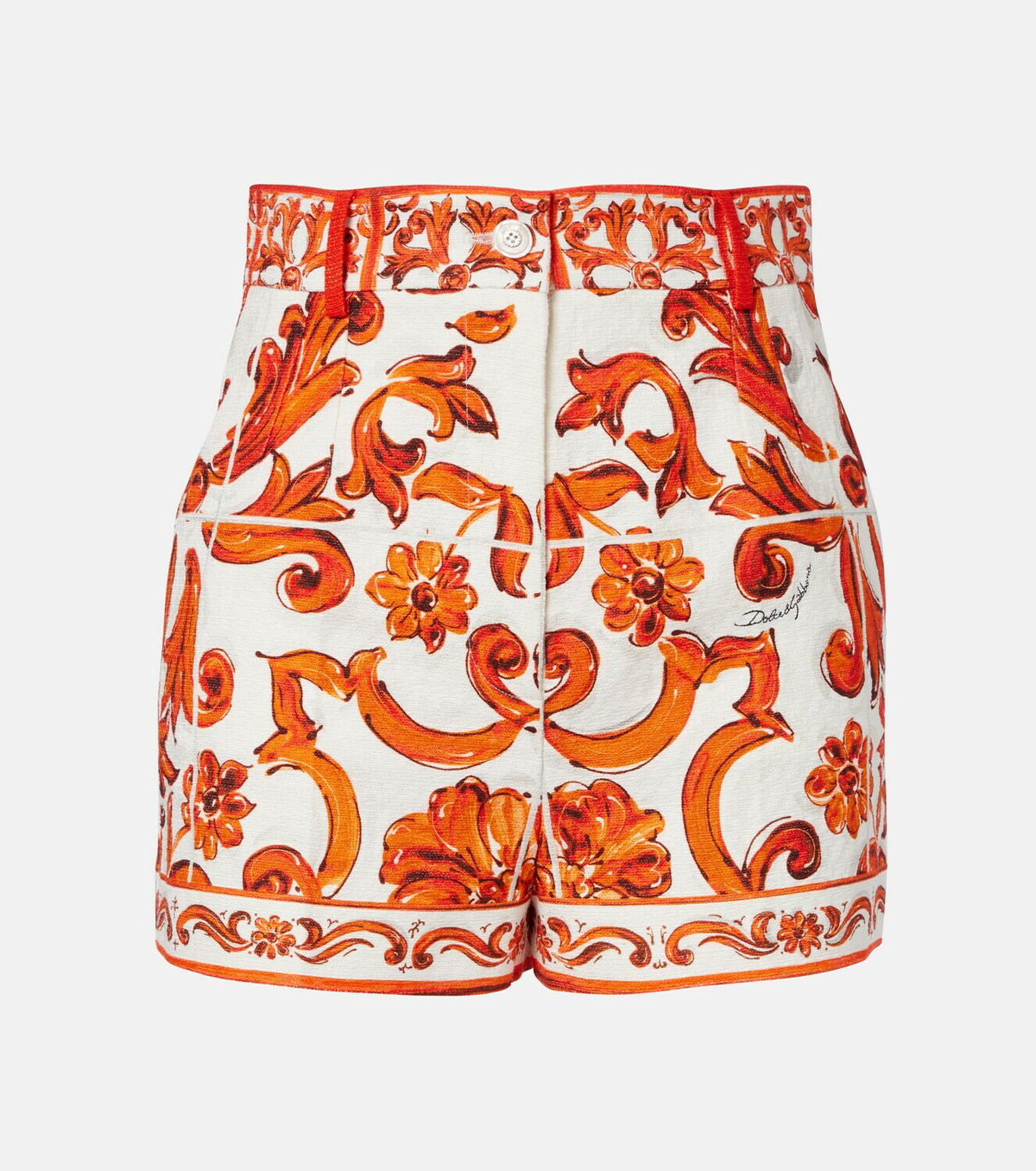 Dolce&Gabbana Majolica printed shorts