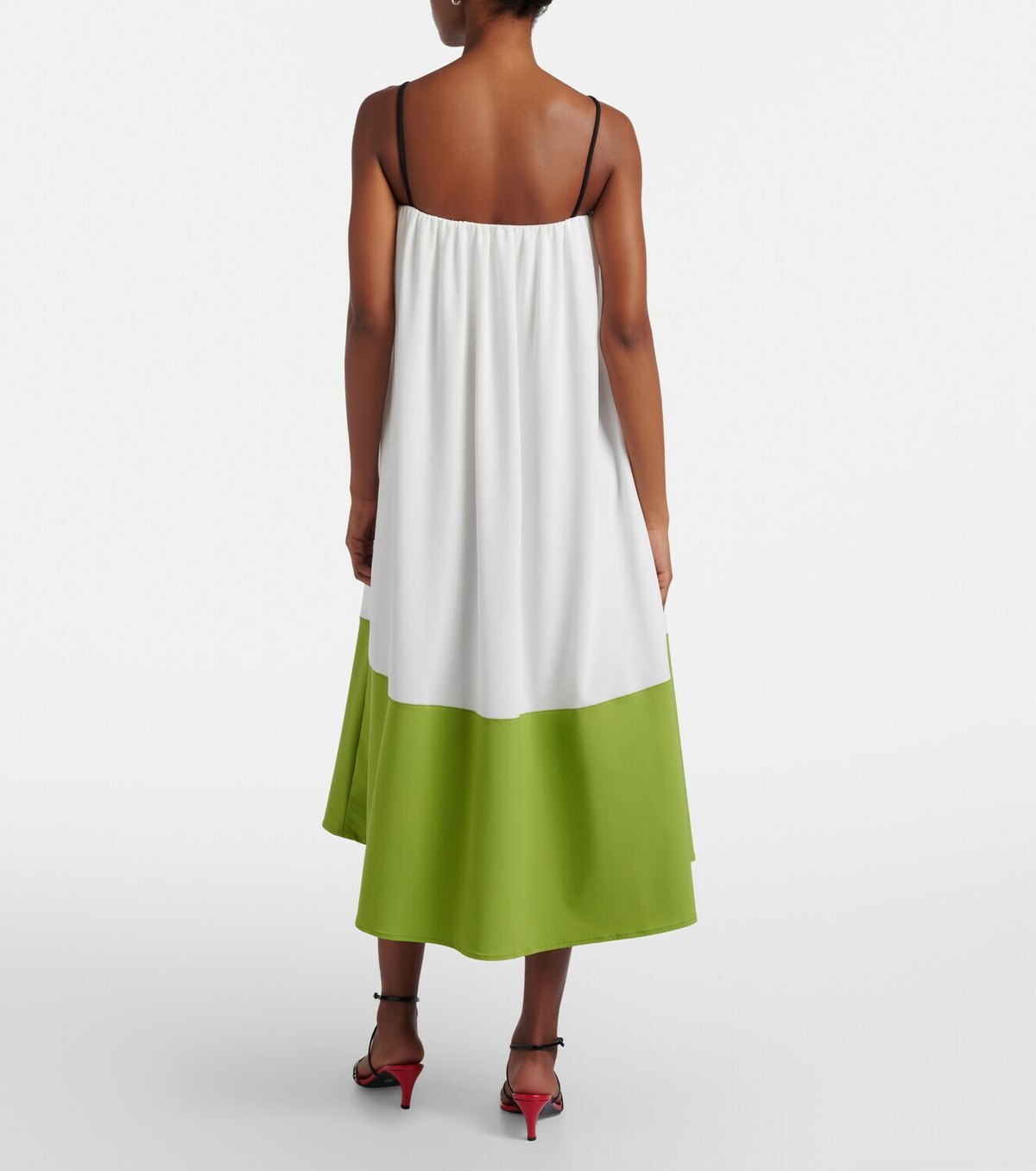 Proenza Schouler White Label Saria crêpe jersey midi dress