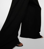 Mônot Strapless crêpe wide-leg jumpsuit