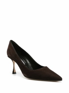 Manolo Blahnik Suede Pumps