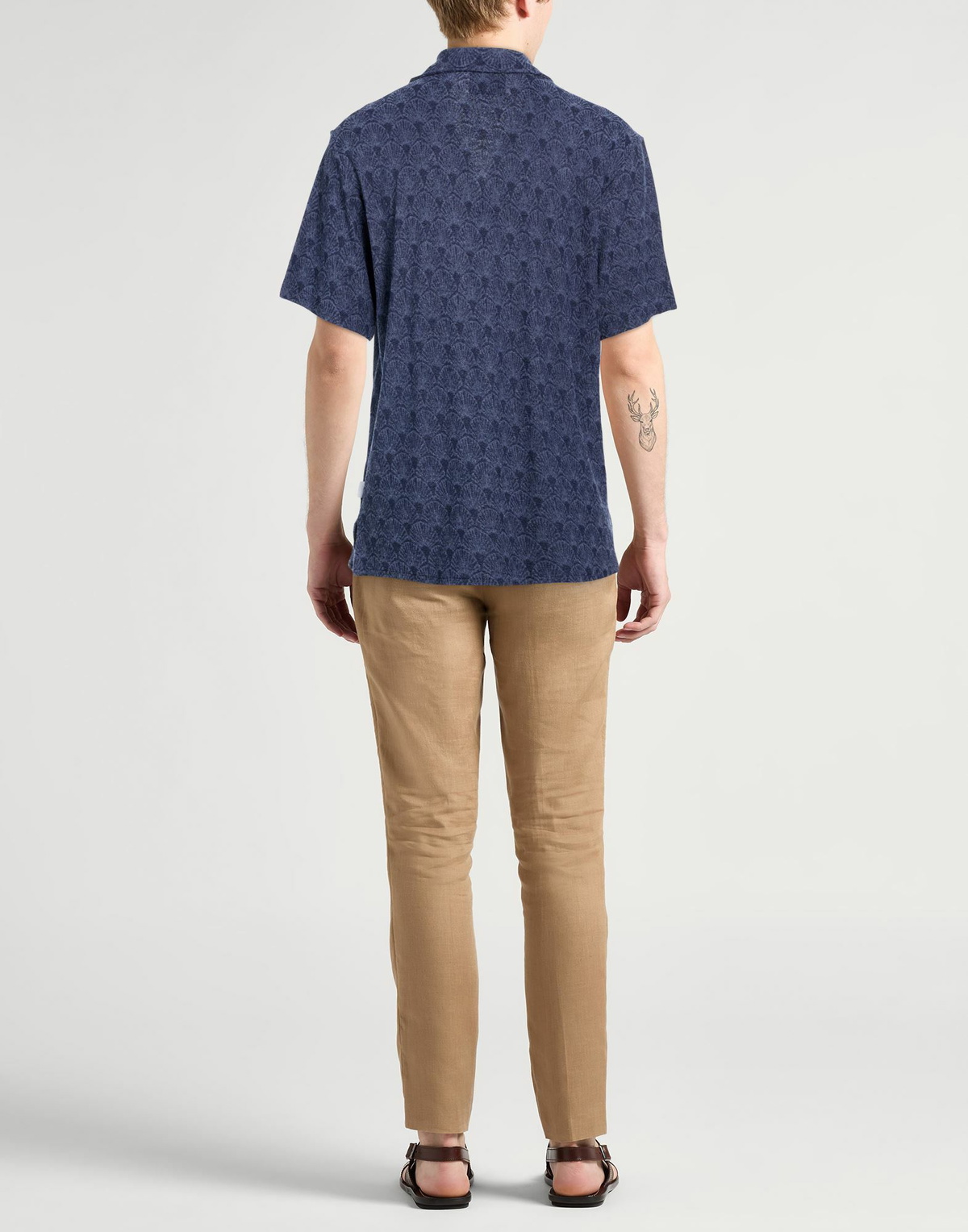 Crossley Mens Shirt in Navy