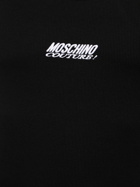 MOSCHINO - Logo Embroidery Cotton Rib Tank Top