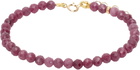 JIA JIA Pink Birthstone July Ruby Bracelet