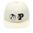 Pawa Speed Sports Men's Multi 6 Panel Cap in Cream 