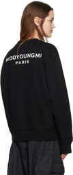 Wooyoungmi Black Patch Sweatshirt