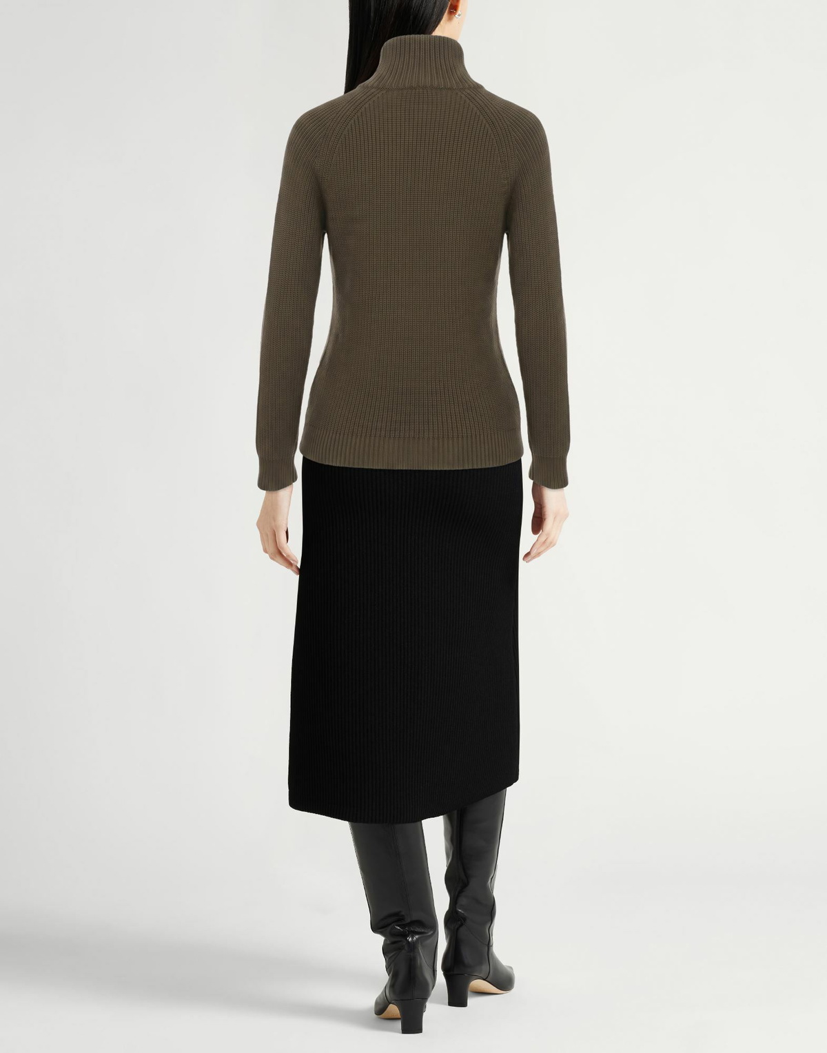 Peserico Womens Sweater Military in Green