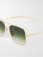 DITA - Aviator-Style Gold-Tone and Acetate Sunglasses