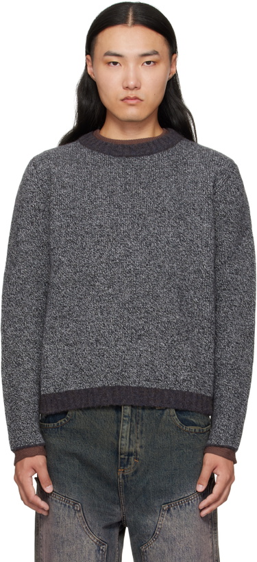 Photo: Eckhaus Latta Gray Yak Sweater