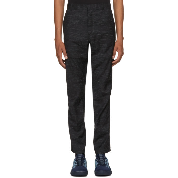 Photo: Lanvin Black Wool Biker Trousers