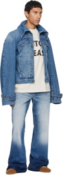 EGONlab Blue Raglan Denim Jacket