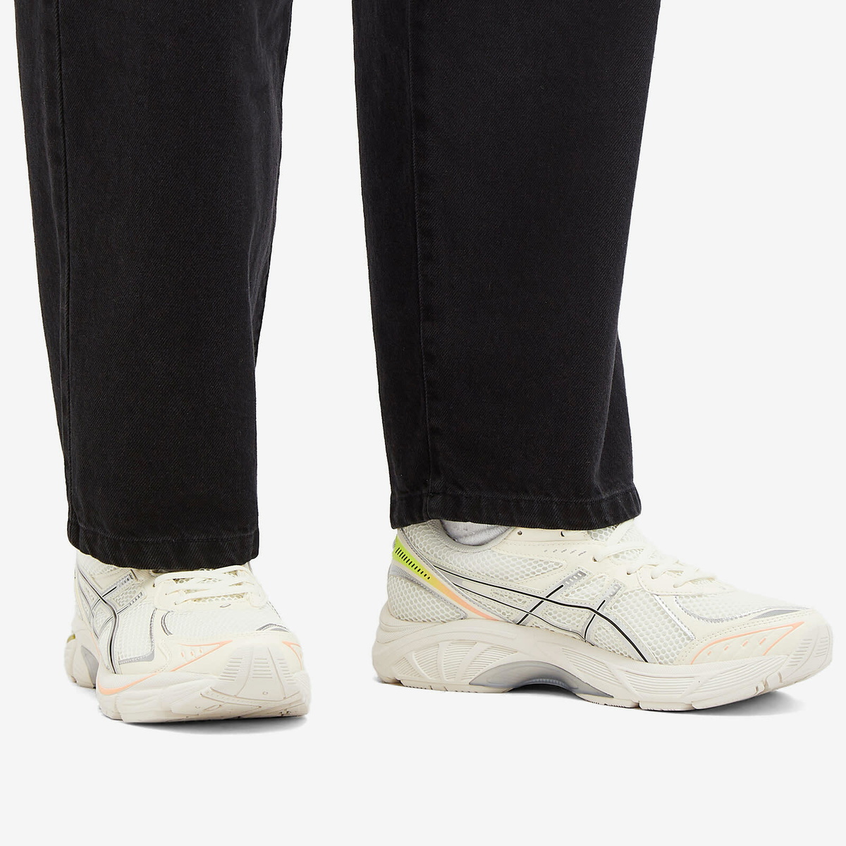 Asics GT-2160 Paris Sneakers in Cream/Safety Yellow ASICS