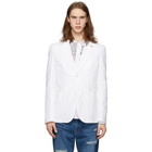 Junya Watanabe White Chambray Blazer