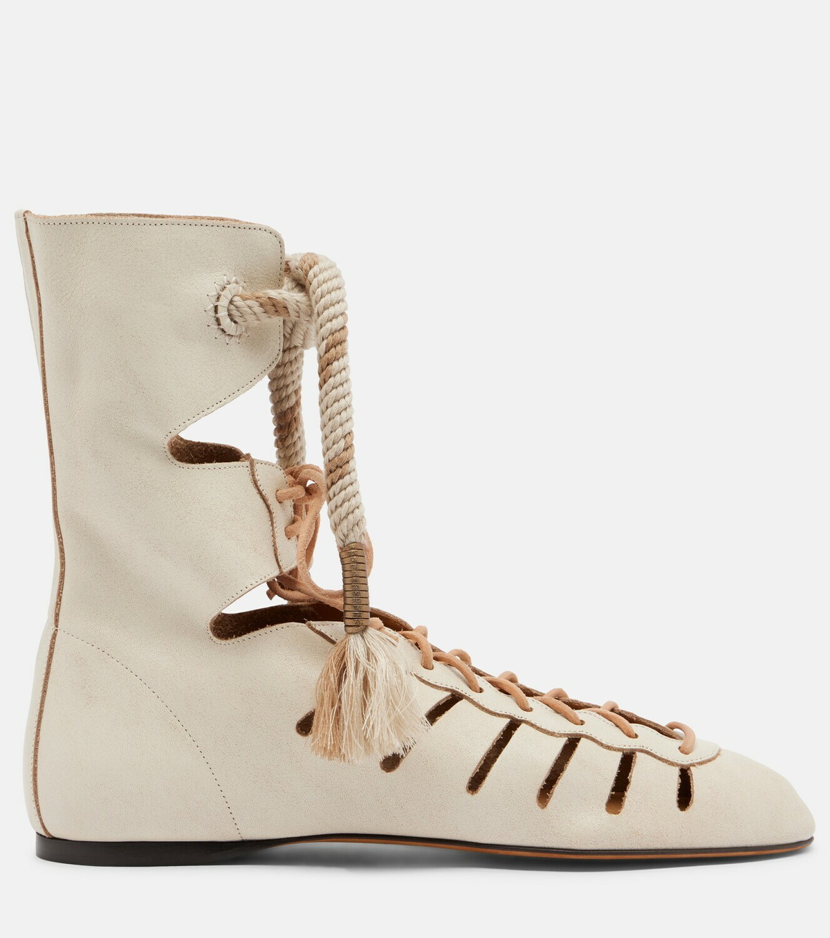 Isabel Marant Liade leather lace-up ankle boots