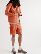 Folk - Stack Straight-Leg Nylon Shorts - Orange