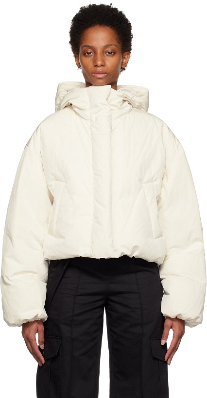Photo: System Off-White Cropped Down Jacket