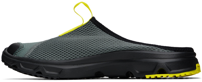 【関税込み】Salomon グリーン スエード RX Slide 3.0 ミュール Salomon Green RX Slide 3.0 Slippers Salomon