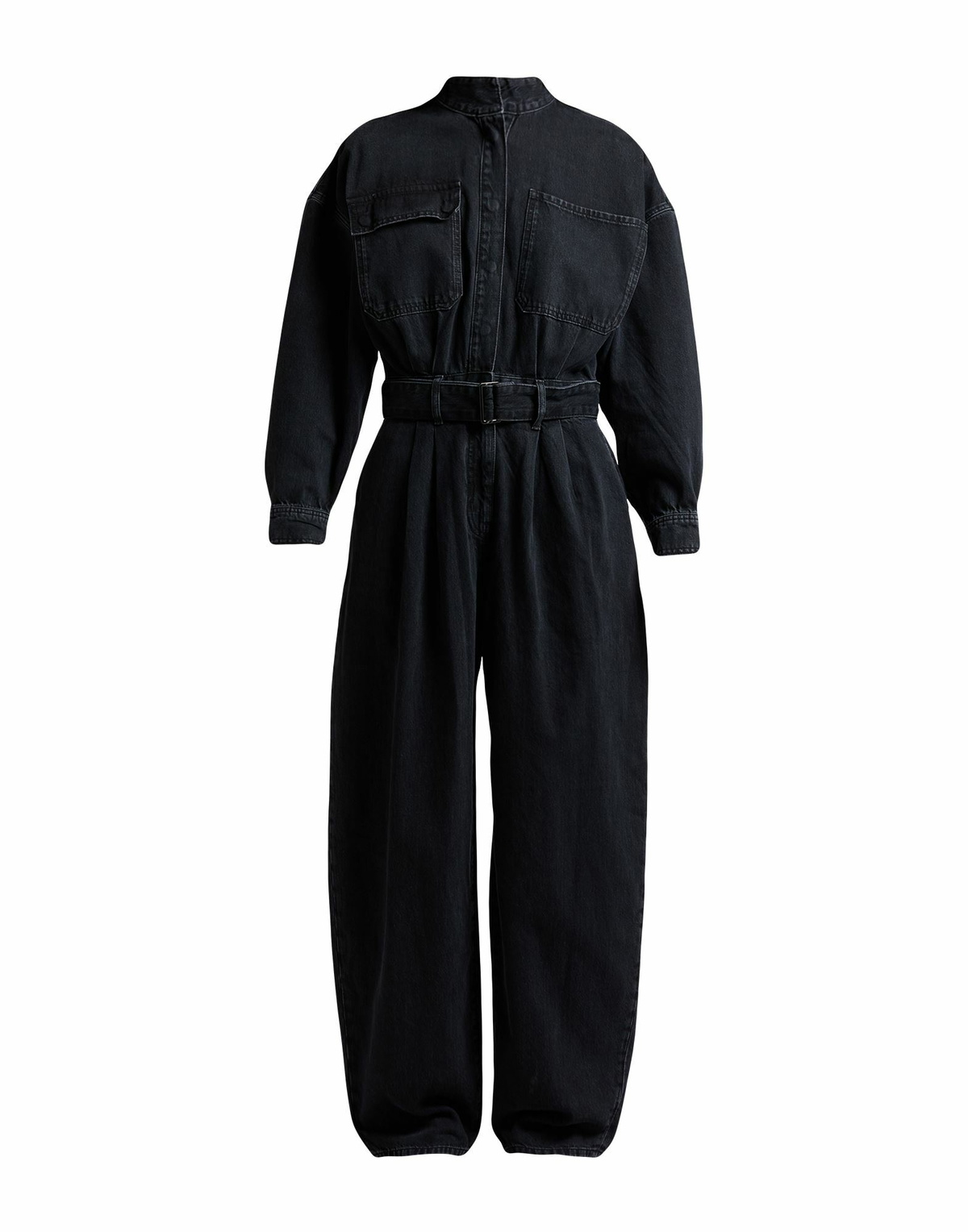 Frame The Cocoon Jumpsuit Womens Jumpsuit in Black
