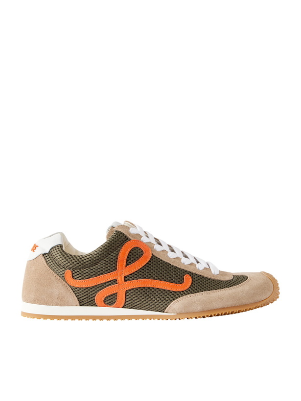 Photo: LOEWE - Bellet Runner Mesh Low Top Sneaker - Green